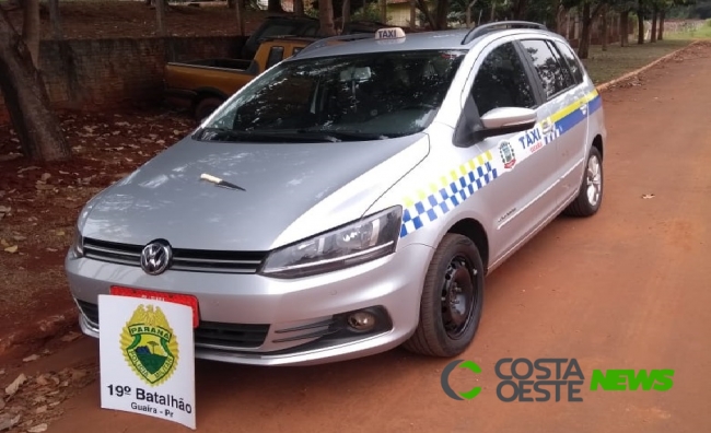 Patrulha Rural evita assalto a taxista, liberta a vítima e recupera veículo 