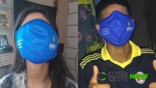 Máscara gigante distribuída para alunos do Amazonas vira meme na web; veja 