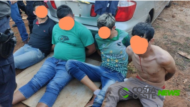 Polícia paraguaia prende quatro em tentativa de assalto em casa de câmbio