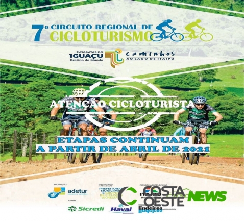 7º Circuito Regional de Cicloturismo será retomado em Abril de 2021
