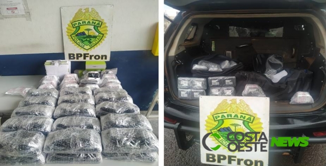 BPFRON apreende diversos aparelhos eletrônicos em Medianeira