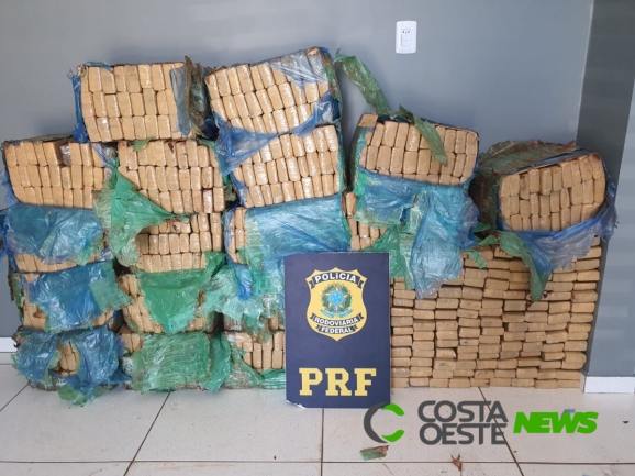 Em fim de semana gelado, PRF apreende quase uma tonelada de maconha no Paraná