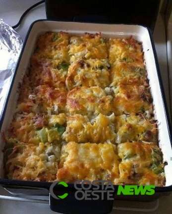 Torta salgada de legumes