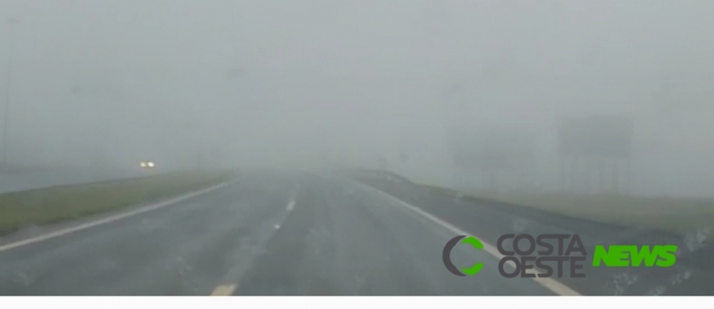 BR-277: internauta registra forte neblina na Serra do Mico; vídeo