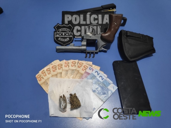 Polícia Civil prende duas pessoas por tráfico de drogas em Santa Helena