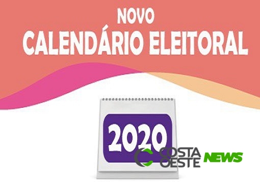 Veja como ficam as datas do Novo Calendário Eleitoral 2020