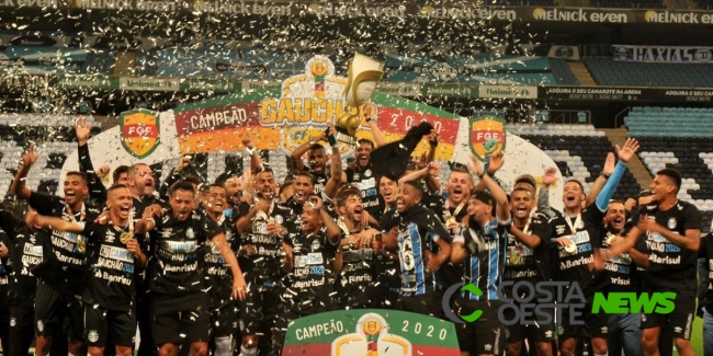 OU??A OS GOLS: Grêmio leva susto, perde para o Caxias, mas sagra-se tricampeão gaúcho