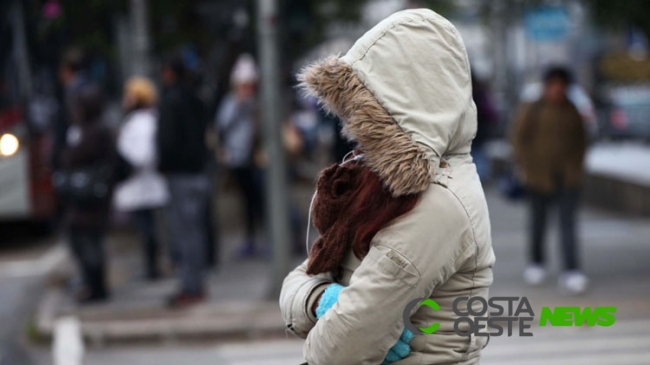 Região Oeste deve ter nova onda de frio no final de semana 