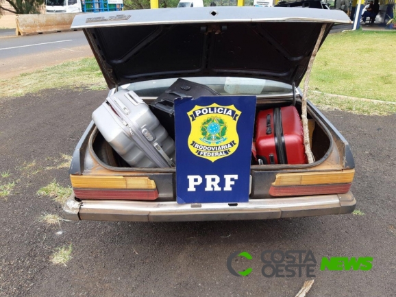 PRF apreende Del Rey carregado com cigarros em Matelândia