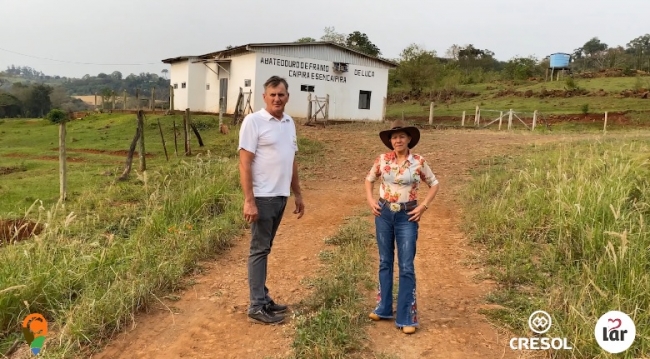 Conheça emocionante história do casal que produz frangos caipiras 