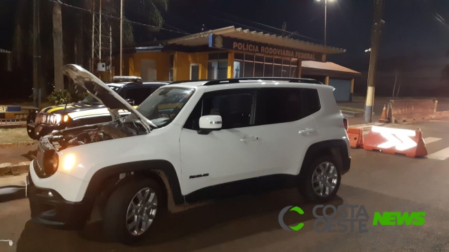 Veículo roubado no RS é recuperado pela PRF em Santa Terezinha de Itaipu