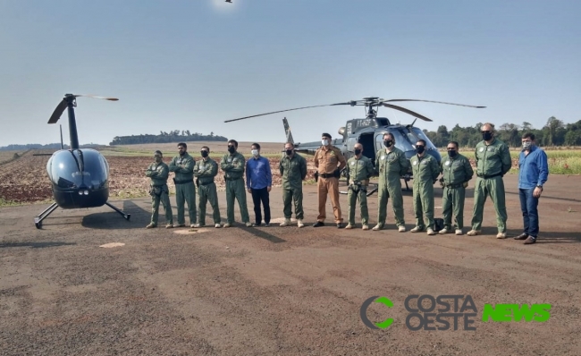 Base do grupamento aéreo da Polícia Civil é instalada em São Miguel do Iguaçu