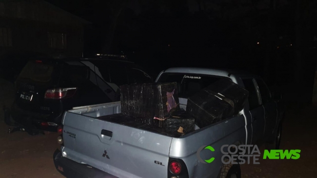 Policiais apreendem essências de narguilé contrabandeadas do Paraguai