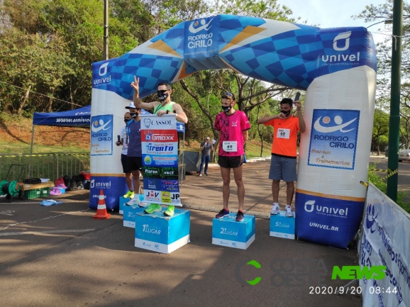 Atleta fundista de Guaíra conquista 1º lugar geral na corrida ???o Retorno??? realizada em Cascavel