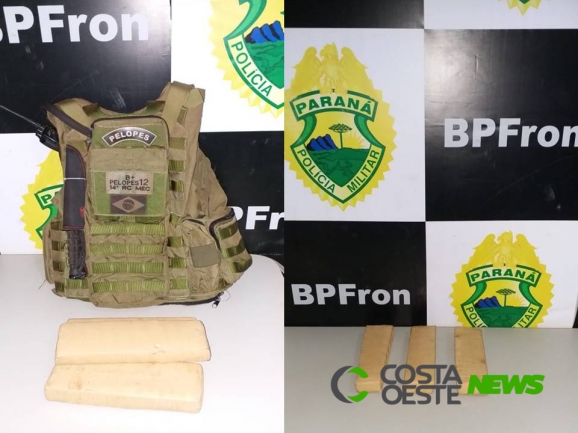 Exército e BPFRON apreendem maconha em Guaíra