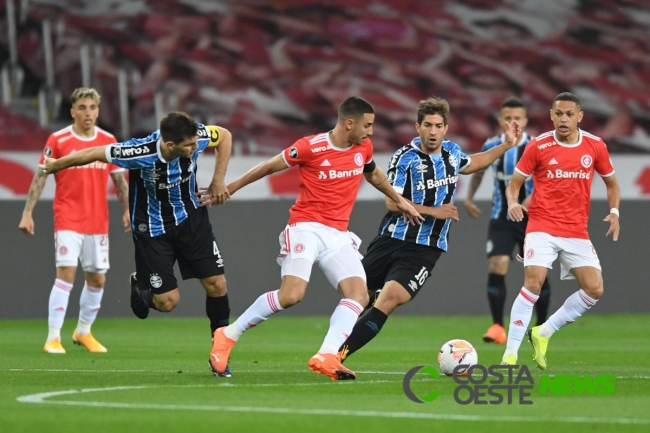 OU??A O GOL: Grêmio se impõe no Beira-Rio e vence Gre-Nal da Libertadores 