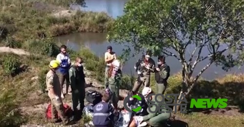 Homem quebra a coluna após pular de cabeça em rio no Paraná