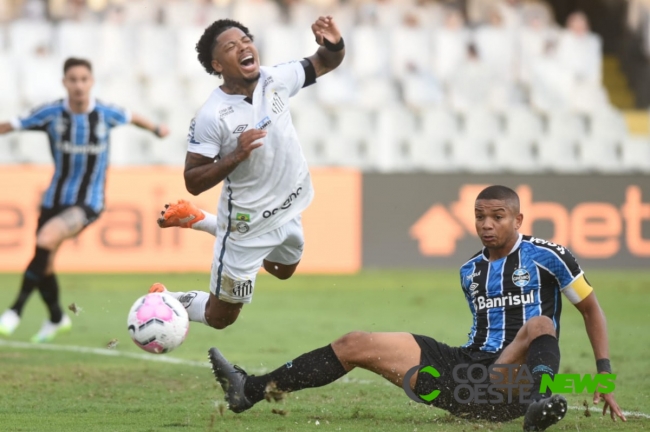 OU??A OS GOLS: Grêmio  é superado pelo Santos com gols de Marinho