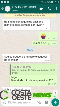 Atenção: santa-helenense faz alerta para tentativa de golpe do aluguel