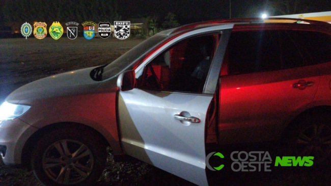 Carro carregado com cigarros é apreendido em Guaíra