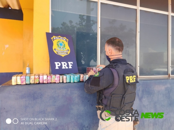 Apreensões da PRF, neste fim de semana, causam um prejuízo de mais de R$ 5 milhões ao crime organizado no Paraná