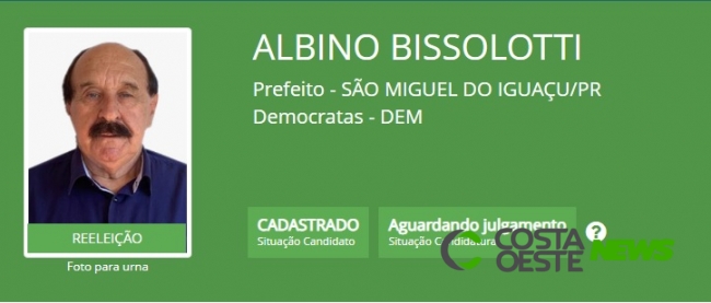 DEM confirma troca e Albino Bissolotti é lançado candidato a prefeito de São Miguel do Iguaçu