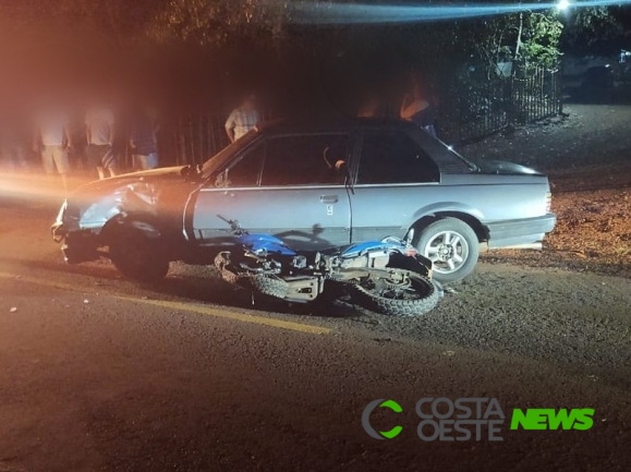 Motociclista fica gravemente ferido após acidente entre Guaíra e Oliveira Castro