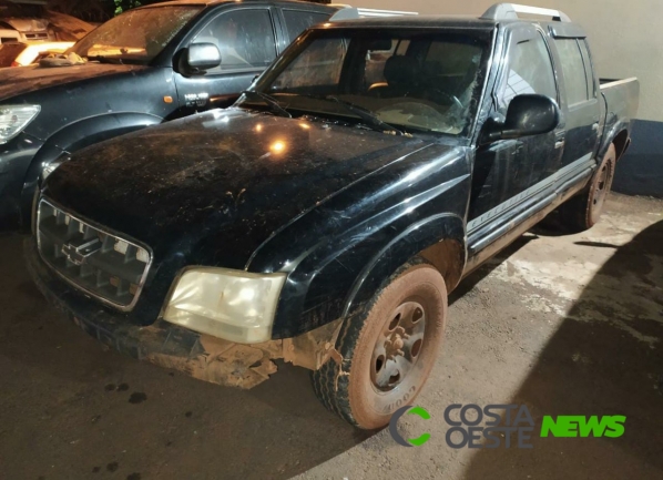 S-10 com alerta de furto é recuperada pela Polícia Civil em Santa Helena