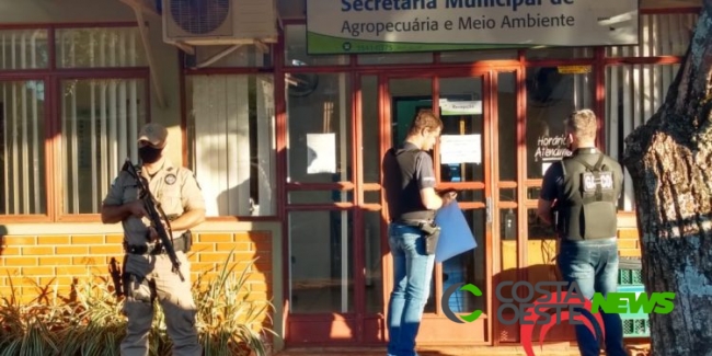 Gaeco desencadeia operação em Santa Terezinha de Itaipu