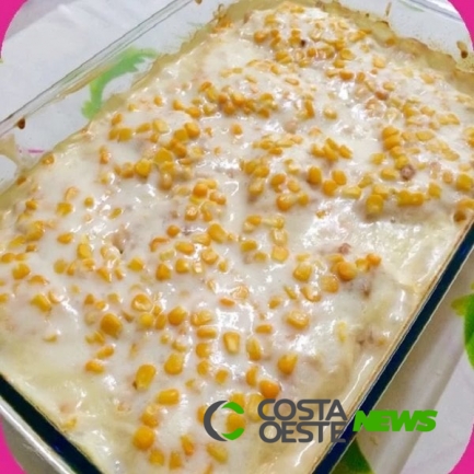  Filé de frango com creme de milho