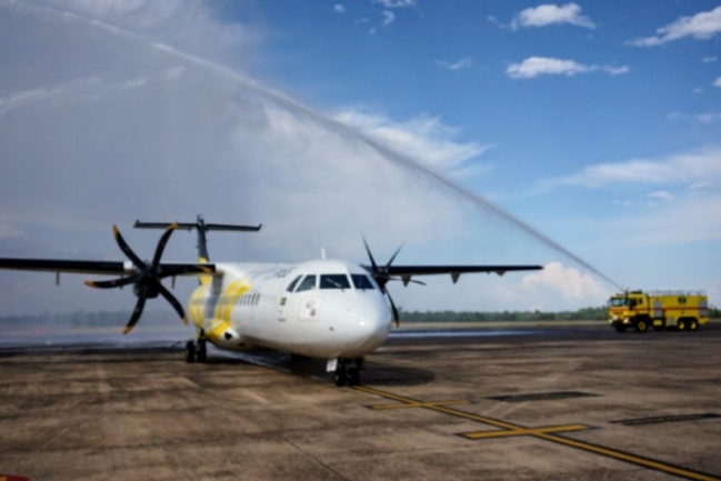 Voepass inaugura voo de Foz do Iguaçu para Ponta Grossa