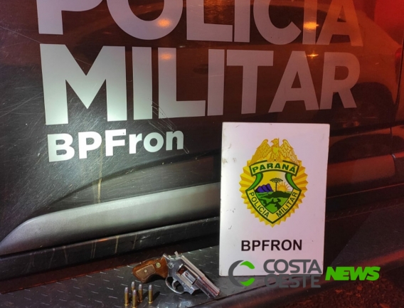 BPFron apreende revólver ilegal em Itaipulândia