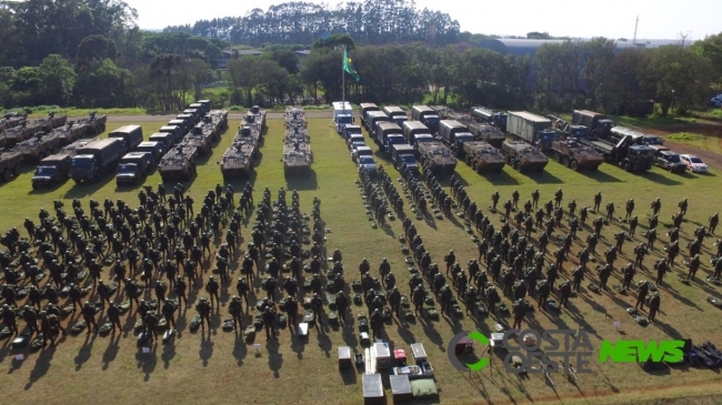 15ª Brigada de Infantaria Mecanizada realiza formatura de apronto operacional