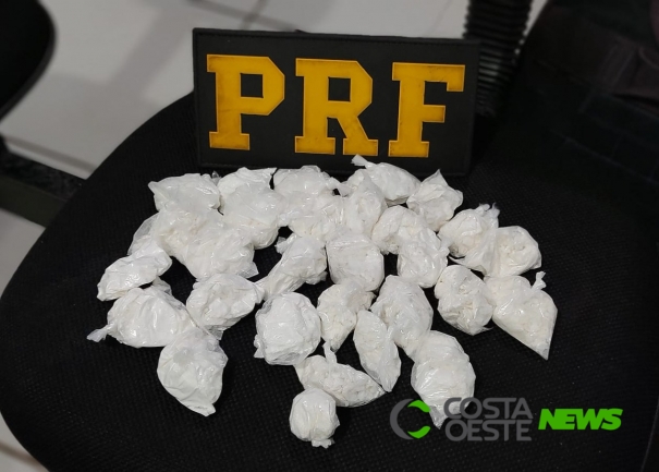 PRF apreende cocaína e prende duas pessoas em flagrante na BR-277 em São Miguel do Iguaçu