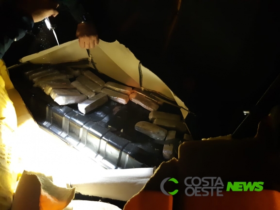 Veículo carregado com maconha é apreendido pela PRF na BR-277, em São Miguel do Iguaçu