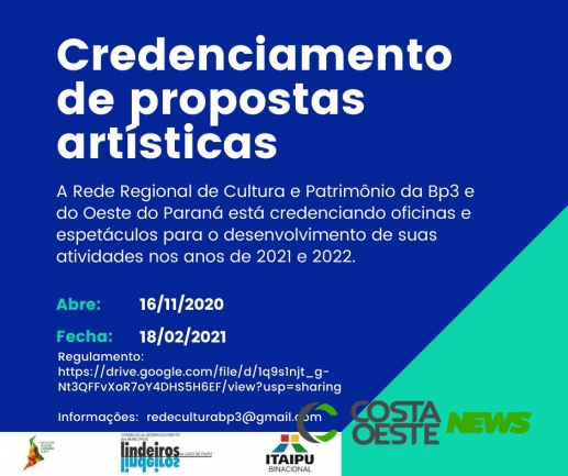 Oeste do Paraná terá 660 mil reais para incentivo à cultura regional