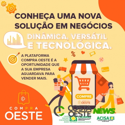 Empresas de Santa Helena já podem se cadastrar na plataforma digital ???Compra Oeste???
