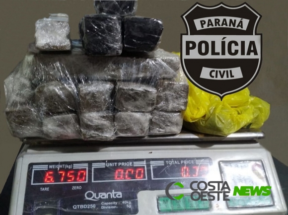 Polícia Civil cumpre mandado de prisão por tráfico de drogas em Guaíra