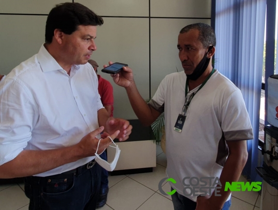 Secretário de Infraestrutura e Logística, Sandro Alex visita Guaíra 