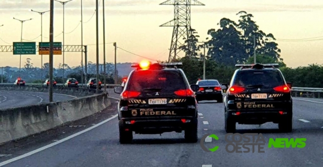  PF cumpre mandados em São Miguel e Medianeira contra quadrilha que movimentou 4 toneladas de cocaína