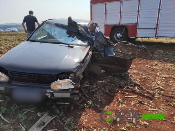 Homem morre em colisão frontal na PR-317 em Ouro Verde do Oeste