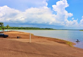 Balneário Jacutinga está pronto para receber turistas. Foto: Assessoria