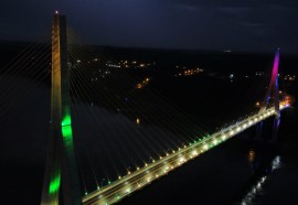 Luzes na Ponte da Integração