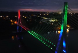 Luzes na Ponte da Integração