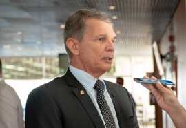 General Joaquim Silva e Luna, diretor-geral brasileiro da Itaipu. Foto: Alexandre Marchetti/Itaipu Binacional.