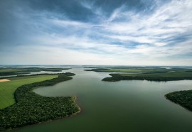 Reservatório de Itaipu. Foto: Alexandre Marchetti/Itaipu Binacional