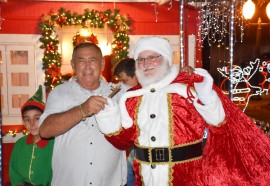 Chegada do Papai Noel em São Miguel do Iguaçu