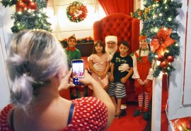 Chegada do Papai Noel em São Miguel do Iguaçu