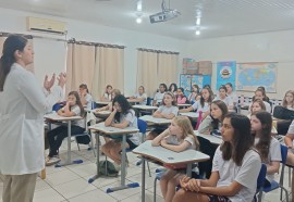 Palestras sobre gravidez na adolescência em Missal