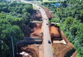 Duplicação da BR-469. Foto: DER